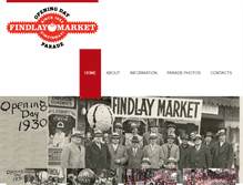 Tablet Screenshot of findlaymarketparade.com